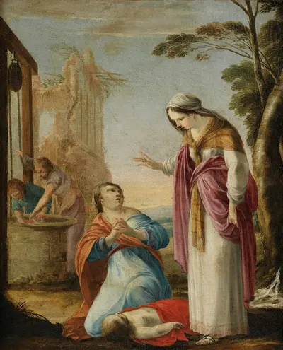 The Miracle of St. Elizabeth of Hungary by Laurent de la Hyre — digital art print download