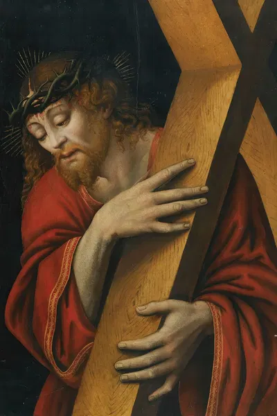 Christ Carrying The Cross by Ломбардская школа — digital art print download