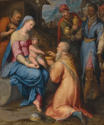 The Adoration Of The Magi by Lorenzo Sabatini — digital art print download