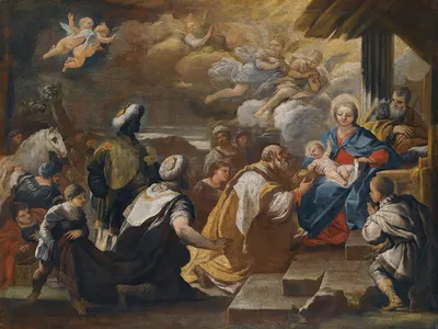 The Adoration Of The Magi by Luca Giordano — digital art print download
