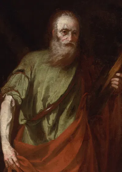 Saint Andrew by Неаполитанская школа — digital art print download