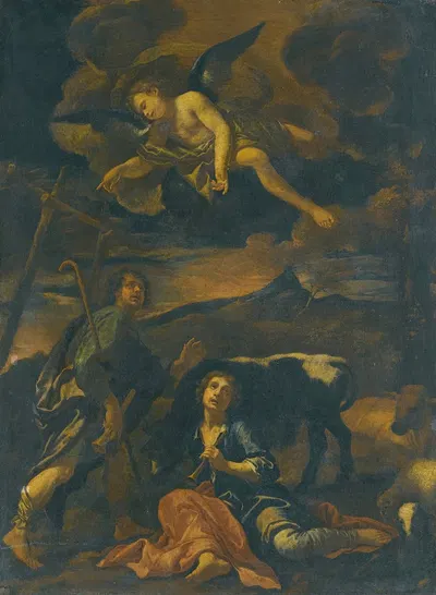 The Annunciation To The Shepherds by Onorio Marinari — digital art print download