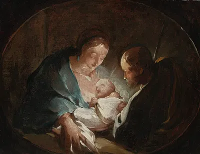 The Holy Family by Paul Troger — digital art print download
