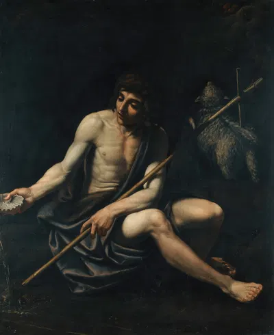 Saint John The Baptist by Римская школа — digital art print download