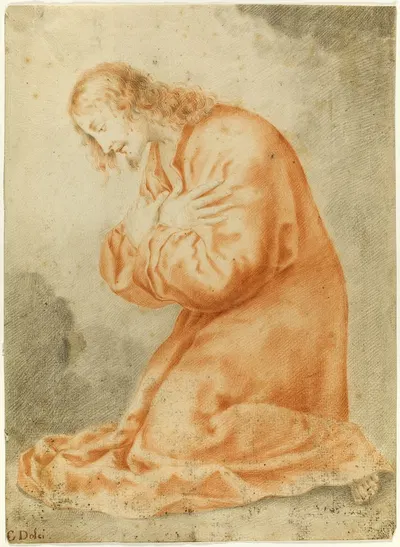 Christ Kneeling by After Carlo Dolci — digital art print download
