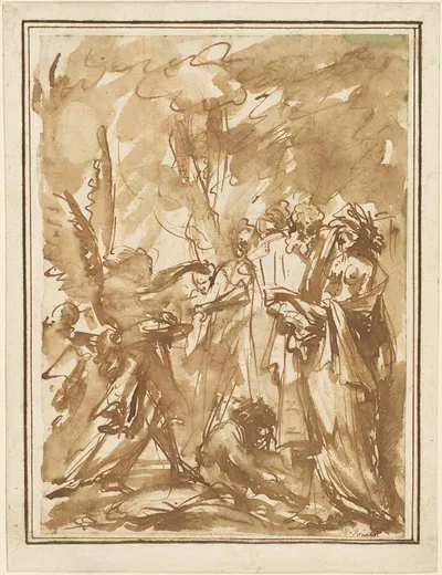 Scherzo with Antique Figures by Джованни Баттиста Пиранези, 1744-1745 — digital art print download