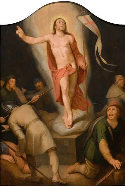 The Resurrection of Christ by Корнелис Корнелисз ван Харлем, 1632 — digital art print download