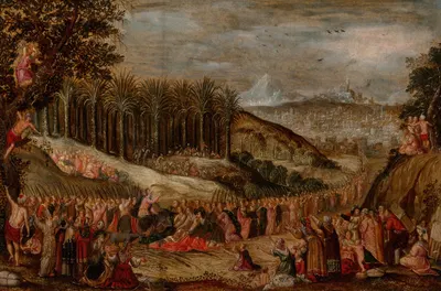 Christ's triumphal entry into Jerusalem by Dutch School — digital art print download