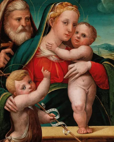 The Holy Family by Эмилианская школа — digital art print download