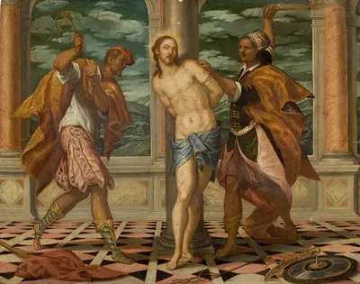 The Flagellation by Последователь Паоло Веронезе — digital art print download