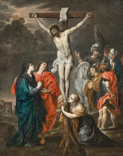 The Crucifixion by Последователь Питера Паула Рубенса — digital art print download