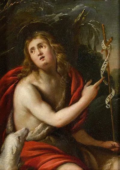 Saint John the Baptist by Итальянская школа — digital art print download