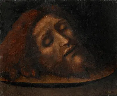 Head of Saint John the Baptist by Итальянская школа — digital art print download
