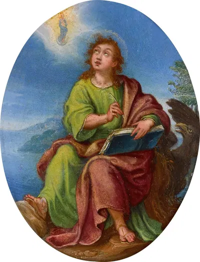 Saint John the Evangelist by Испанская школа — digital art print download