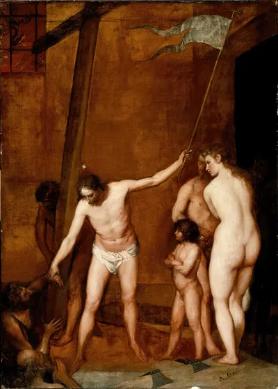 Christ in Limbo by Alonso Cano — digital art print download