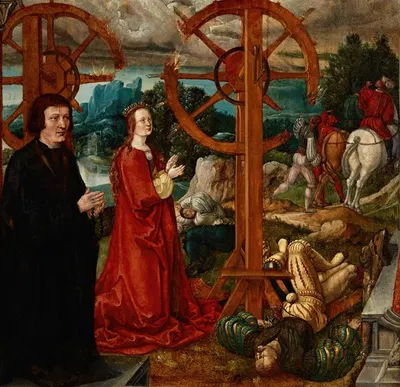 Martyrdom of Saint Catherine by Anton Woensam — digital art print download