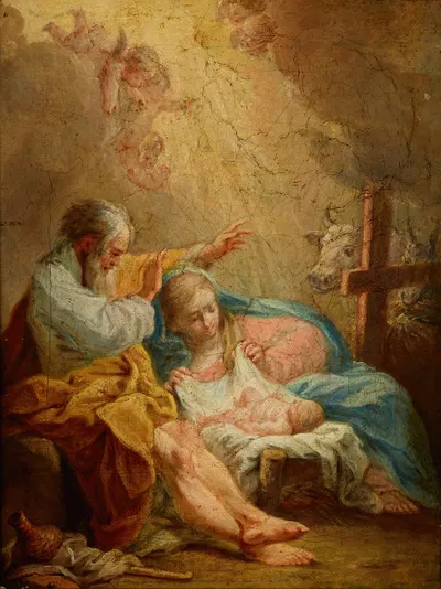 Nativity by Carlo Maratti — digital art print download