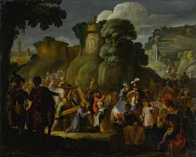 Christ on the road to Calvary by David Teniers The Elder — digital art print download