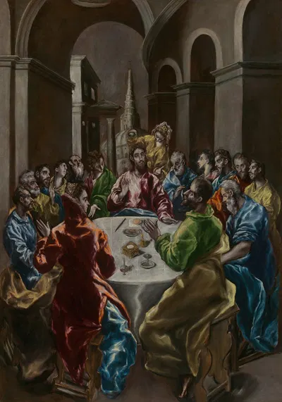 The Feast in the House of Simon by Эль Греко (Доменикос Теотокопулос) — digital art print download