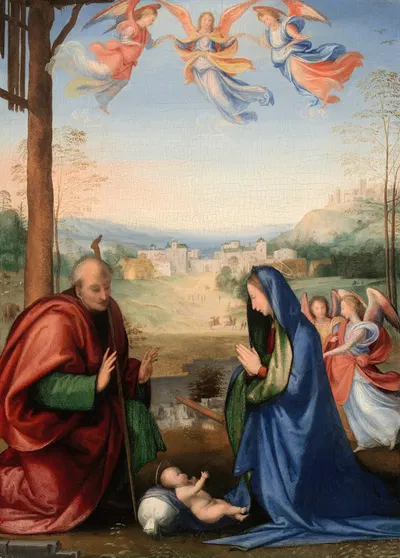 The Nativity by Fra Bartolomeo — digital art print download