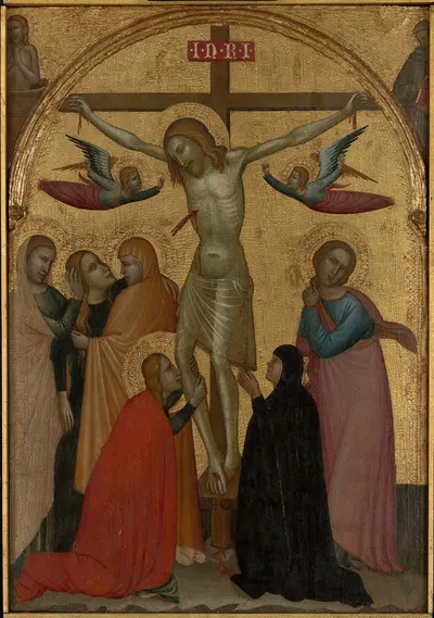 The Crucifixion by Francescuccio Ghissi, c. 1370 — digital art print download