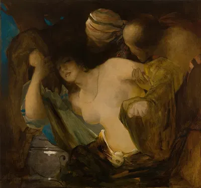 Susanna and the Elders by Францишек Жмурко, 1879 — digital art print download