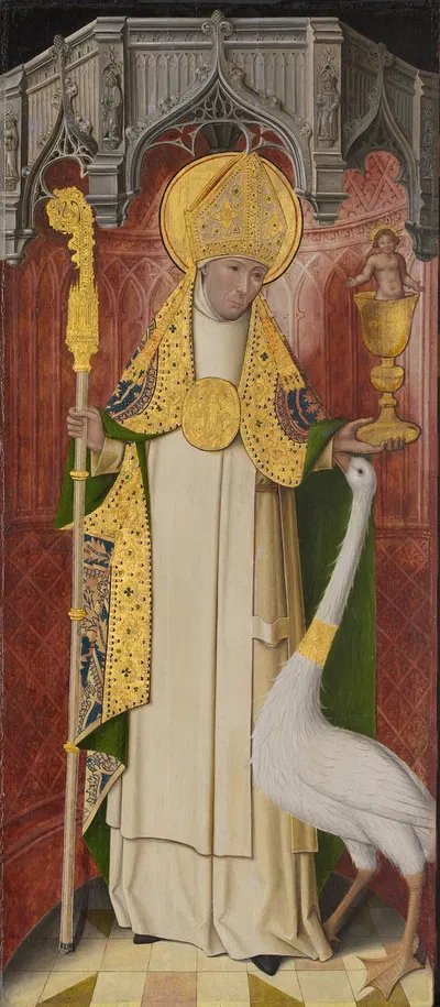 Saint Hugh of Lincoln by French School, 1490-1500 — digital art print download