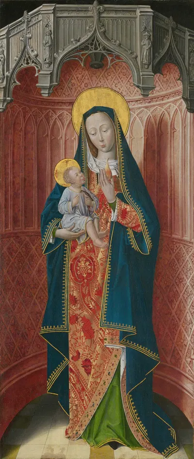 Virgin and Child by Французская школа, 1490-1500 — digital art print download