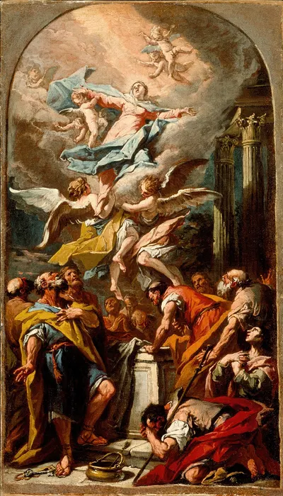 The Assumption of the Virgin by Gaspare Diziani — digital art print download