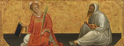 St. Stephen and St. Bruno by Gherardo Starnina, 1404 - 1407 — digital art print download