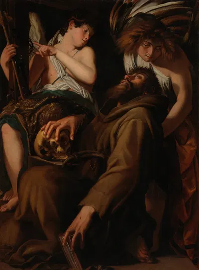 The Ecstasy of Saint Francis by Giovanni Baglione, 1601 — digital art print download