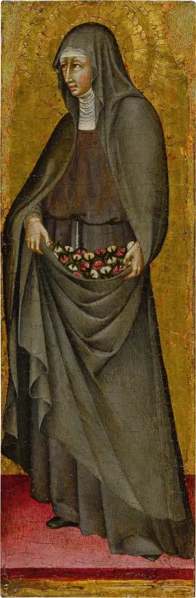 St. Elizabeth of Hungary by Giovanni di Paolo — digital art print download