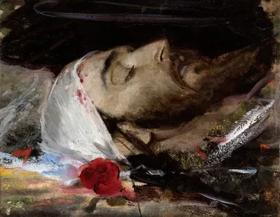 Head of Christ by Леон Вычулковский, 1878-1882 — digital art print download