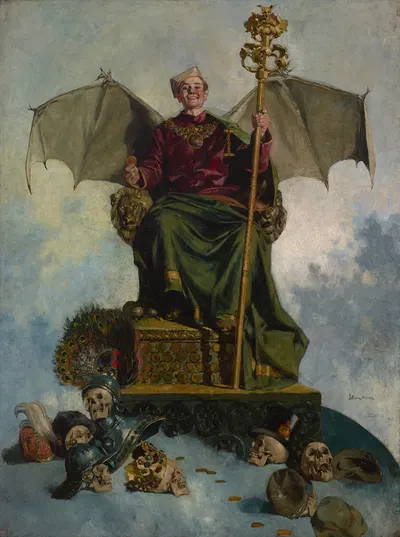 Allegory of Satan (Lord of the World) by Людвик Стасяк, 1900 — digital art print download