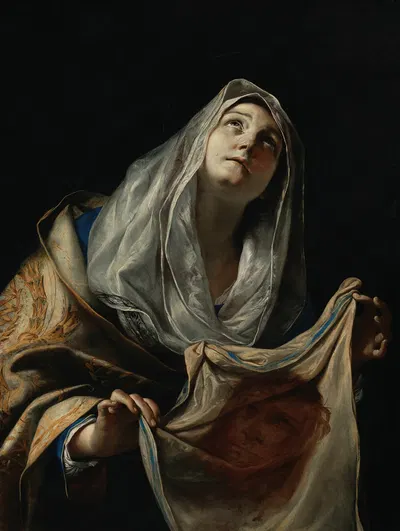 Saint Veronica with the Veil by Mattia Preti — digital art print download