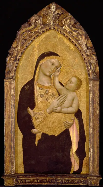 Virgin and Child by Niccolò di Pietro Gerini, 1390–1400 — digital art print download