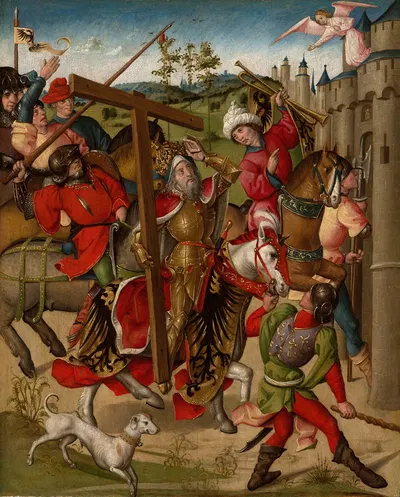 Emperor Heraclius Denied Entry into Jerusalem by Нидерландская школа — digital art print download