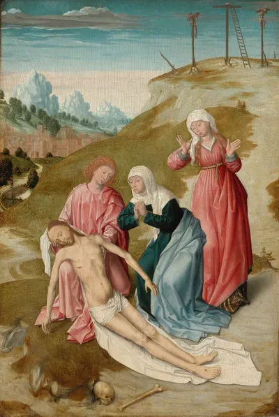 The Lamentation by Нидерландская школа — digital art print download