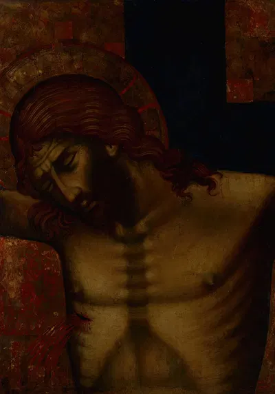 Crucifixion – Fragment of a Croce Dipinta by Paolo Veneziano, 1331-1335 — digital art print download