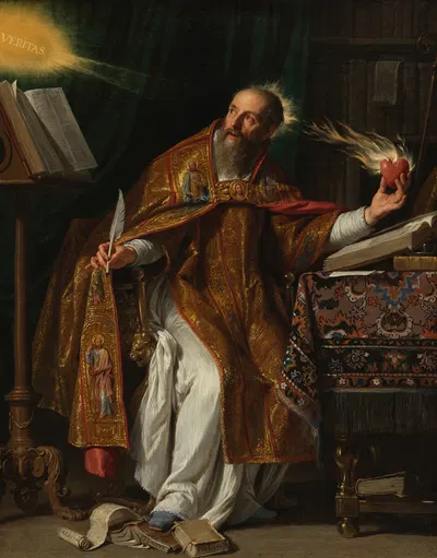 Saint Augustine by Филипп де Шампен — digital art print download