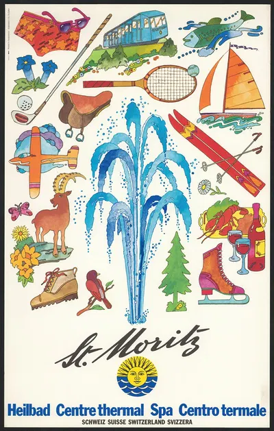 St. Morritz by Eidenbenz & Co — digital art print download