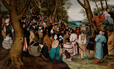 Sermon of Saint John the Baptist by Pieter Bruegel The Elder, 1605-1615 — digital art print download