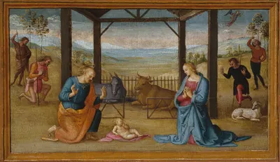 The Nativity by Пьетро Перуджино — digital art print download