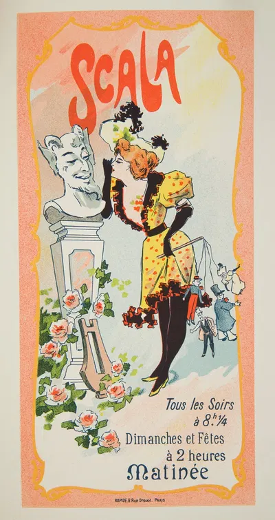 La Scala by Фердинанд Мисти-Мифльез, 1897 — digital art print download