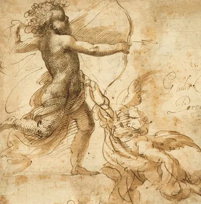 Cupid by Giulio Cesare Procaccini — digital art print download