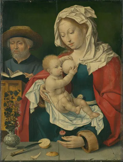 Holy Family by Workshop of Joos van Cleve — digital art print download