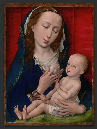 Virgin and Child by Мастер Рогира ван дер Вейдена — digital art print download