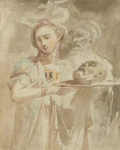 Salome with the Head of Saint John the Baptist by Джузеппе Бернардино Бизон, 1825-1835 — digital art print download
