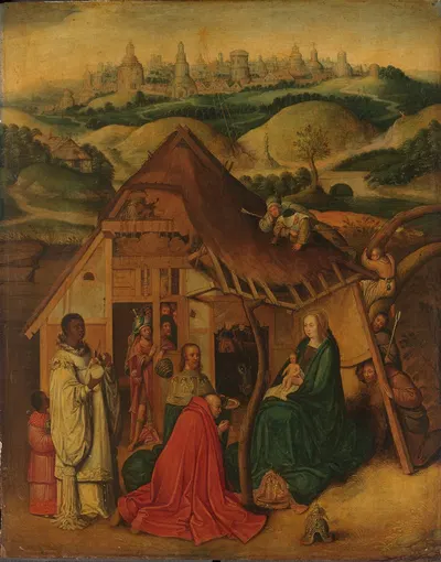 The Adoration of the Magi by After Hieronymus Bosch — digital art print download