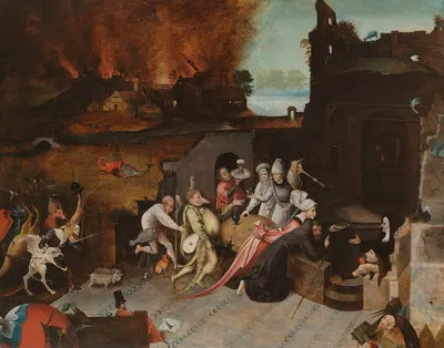 The Temptation of St Anthony by After Hieronymus Bosch — digital art print download